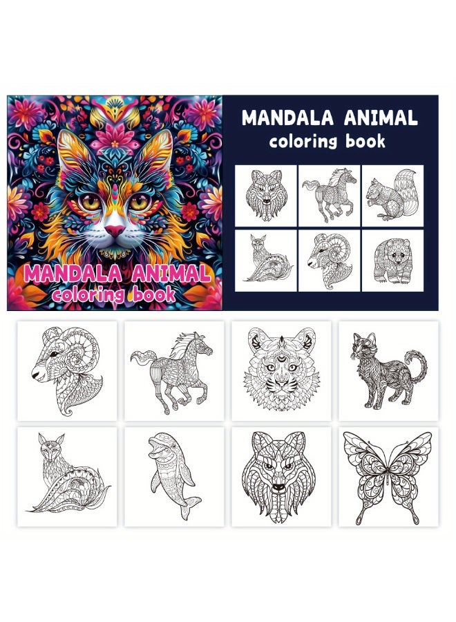 Capstro Detailed Coloring Book Collection – 24 Unique Designs for Creative Coloring & Relaxing Art Play | Illustrated Coloring Book for Home & Screen-Free Creativity – Animal Theme - Image 5